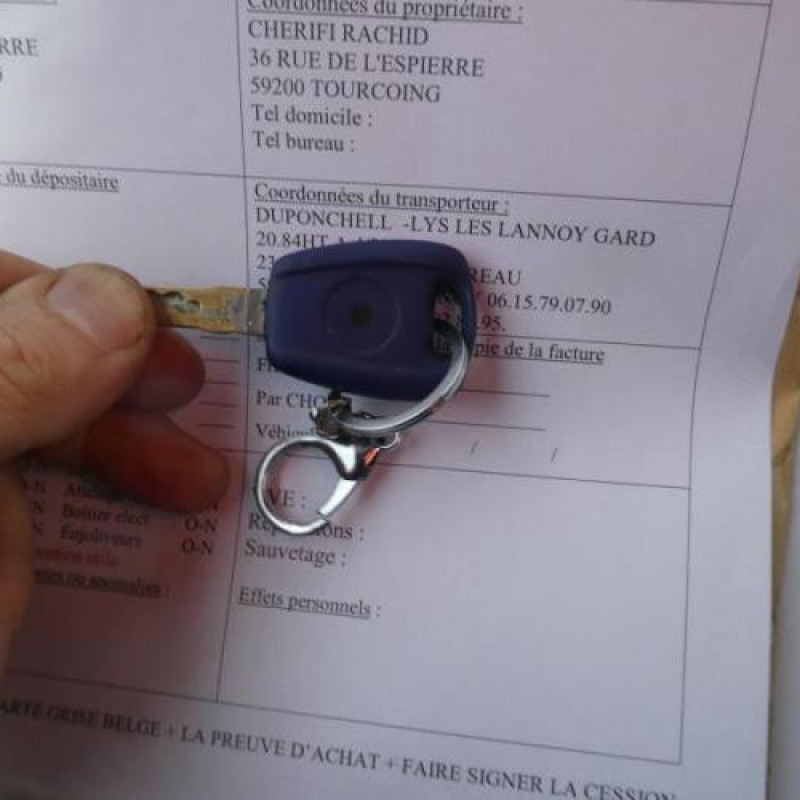 Porte de coffre droit FIAT DOBLO 1 Photo n°18