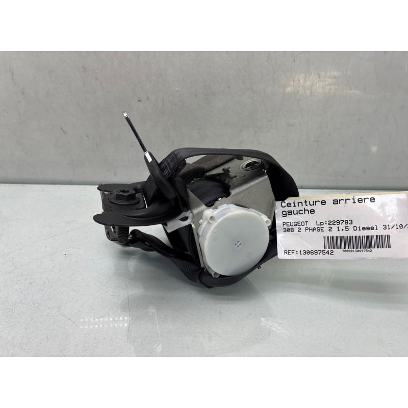 Ceinture arriere gauche PEUGEOT 308 2 Photo n°4