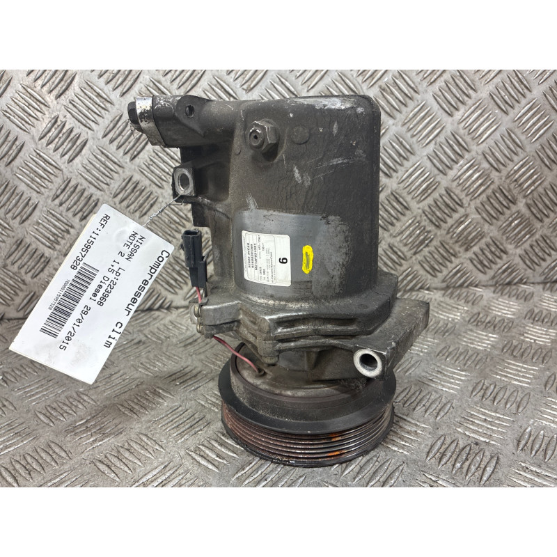 Compresseur clim NISSAN NOTE 2 Photo n°5