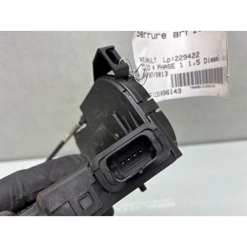 Serrure arriere gauche RENAULT CLIO 4 Photo n°4