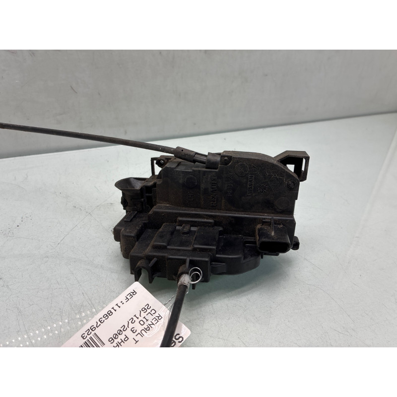 Serrure avant gauche RENAULT CLIO 3 Photo n°4