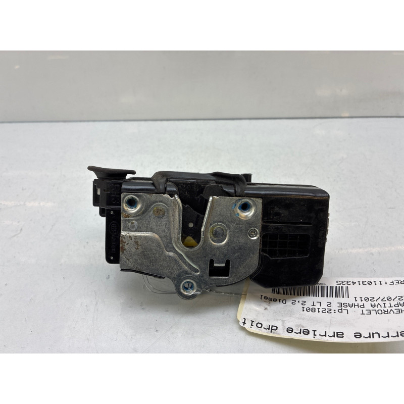 Serrure arriere droit CHEVROLET CAPTIVA Photo n°4