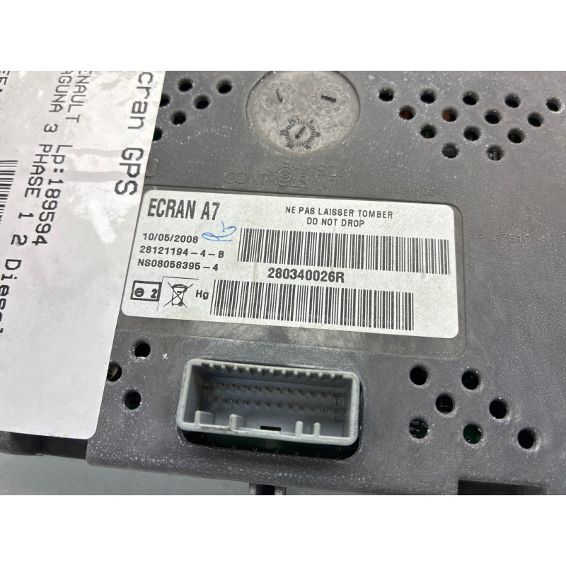 Ecran GPS RENAULT LAGUNA 3 Photo n°3