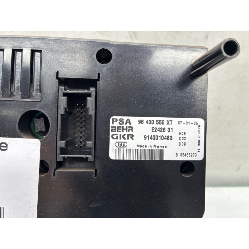 Commande chauffage PEUGEOT 206 Photo n°4