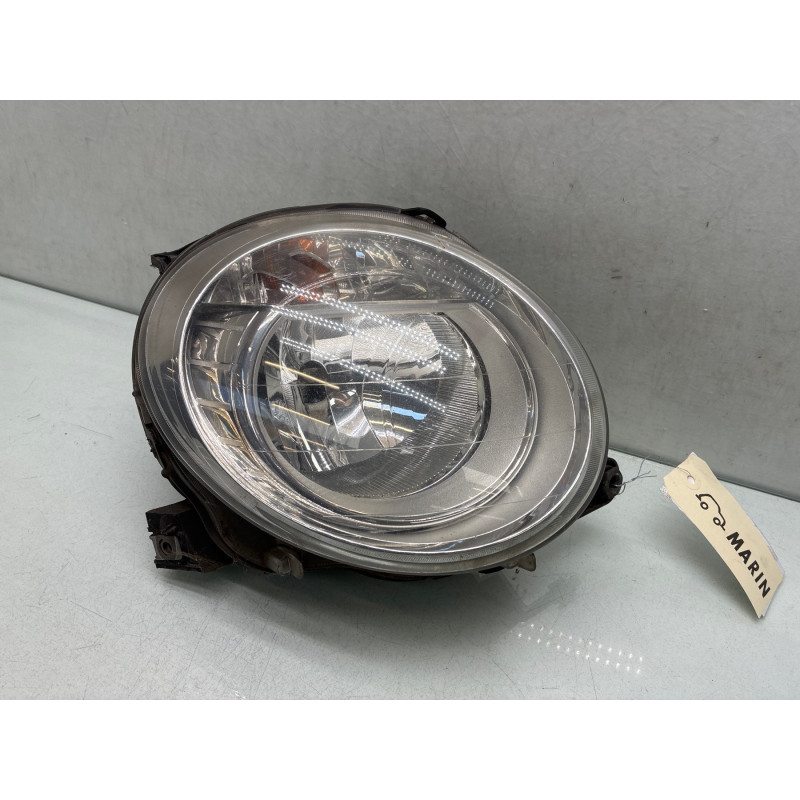 Optique avant principal droit (feux)(phare) FIAT 500 2 Photo n°3
