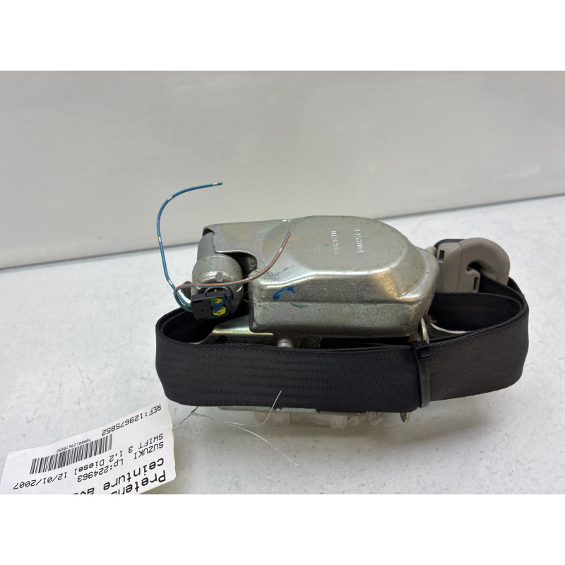 Pretensionneur de ceinture avant droit SUZUKI SWIFT 3 Photo n°1