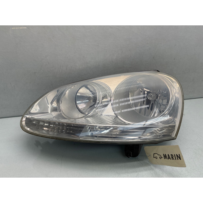 Optique avant principal gauche (feux)(phare) VOLKSWAGEN GOLF 5 Photo n°3