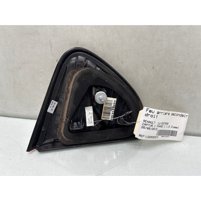 Feu arriere secondaire droit (feux) RENAULT CAPTUR 1 Photo n°1