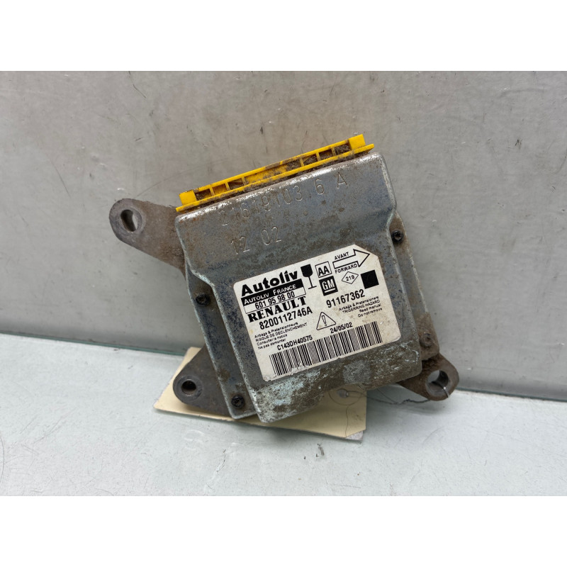 Boitier air bag RENAULT TRAFIC 2 Photo n°3