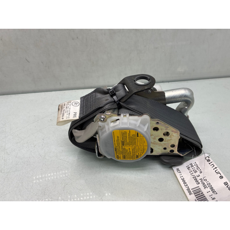 Pretensionneur de ceinture avant droit TOYOTA PRIUS 3 Photo n°3