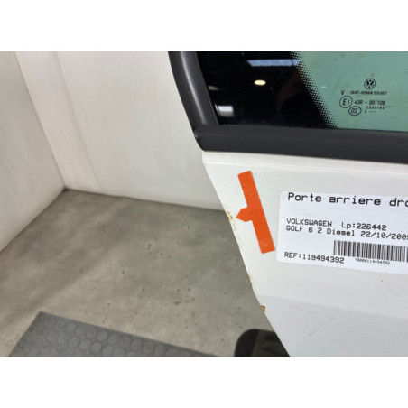 Porte arriere droit VOLKSWAGEN GOLF 6