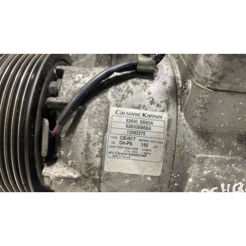 Compresseur clim NISSAN QASHQAI 1 Photo n°5