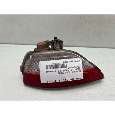 Feu de recul droit RENAULT SCENIC 3