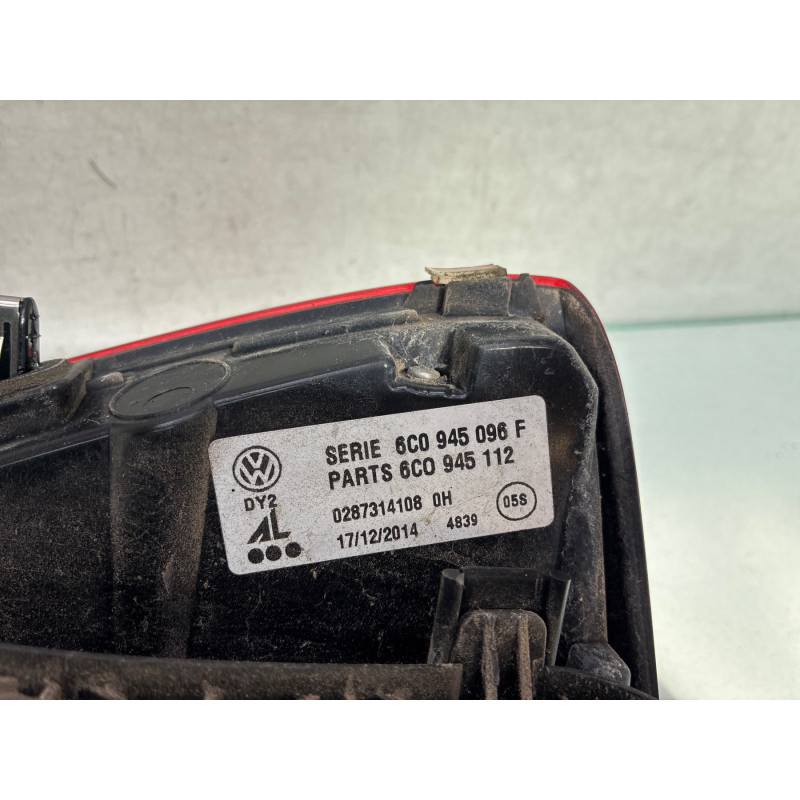 Feu arriere principal droit (feux) VOLKSWAGEN POLO 5 Photo n°4
