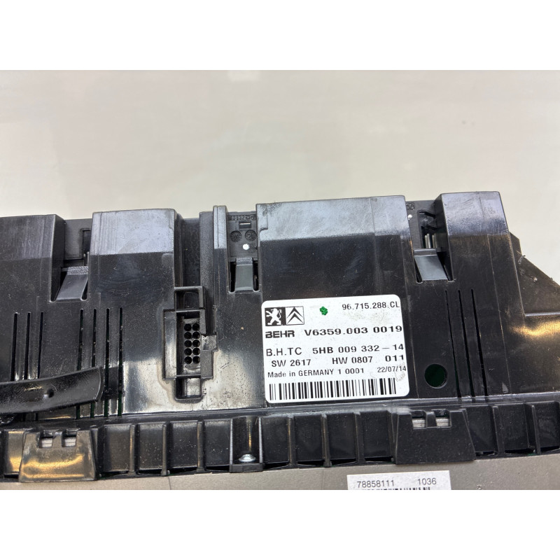 Commande chauffage CITROEN C5 2 Photo n°7
