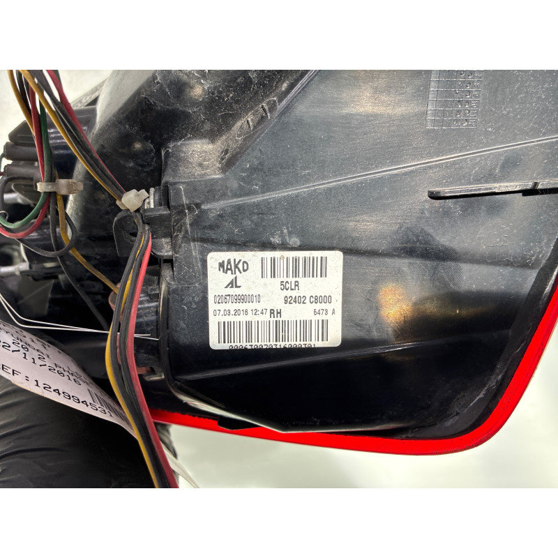 Feu arriere principal droit (feux) HYUNDAI I 20 2 Photo n°4
