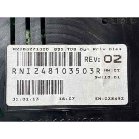 Compteur RENAULT MEGANE 3