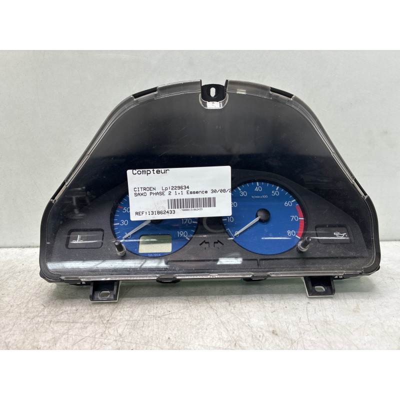 Compteur CITROEN SAXO Photo n°5