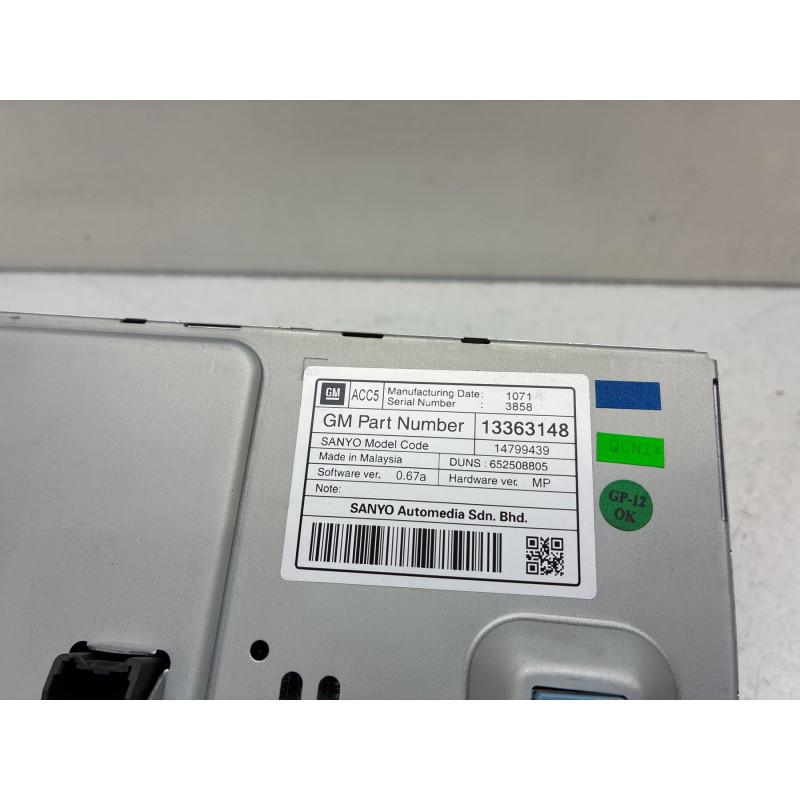 Ecran GPS OPEL MERIVA B Photo n°4
