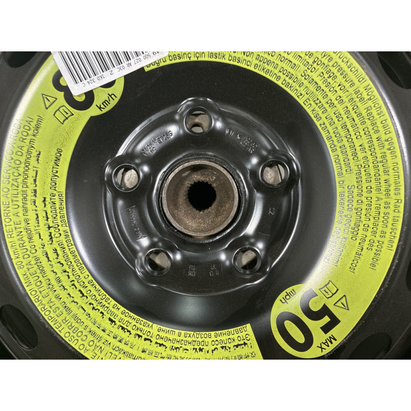Roue de secours VOLKSWAGEN GOLF 7 Photo n°5