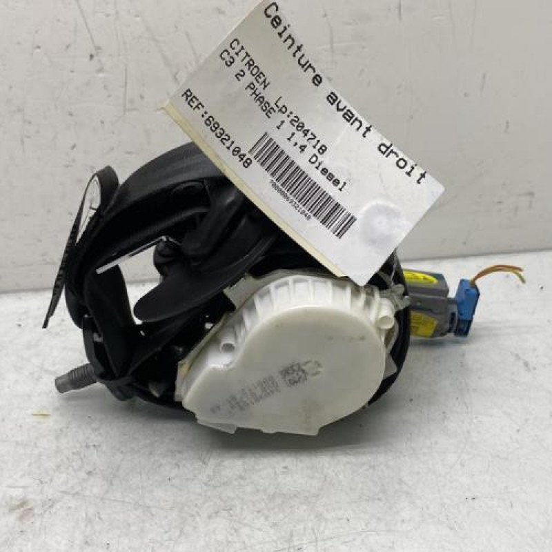 Pretensionneur de ceinture avant droit CITROEN C3 2 Photo n°3