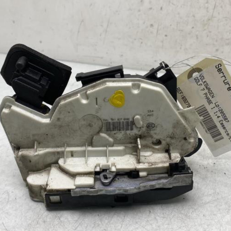Serrure avant droit VOLKSWAGEN GOLF 7 Photo n°3