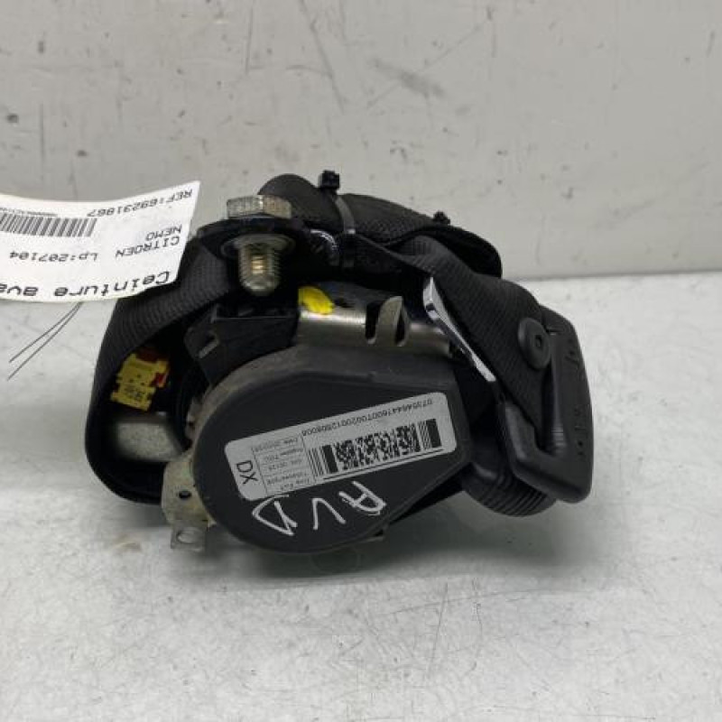 Pretensionneur de ceinture avant droit CITROEN NEMO Photo n°1