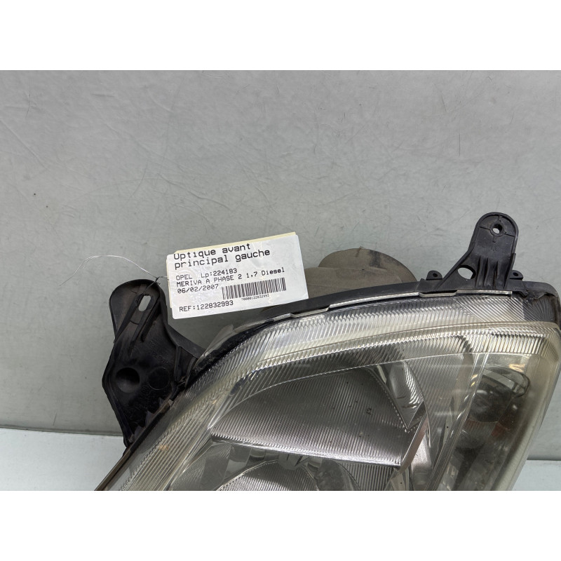 Optique avant principal gauche (feux)(phare) OPEL MERIVA A Photo n°1