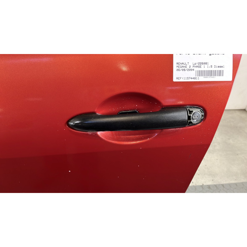 Porte avant gauche RENAULT MEGANE 2 Photo n°2