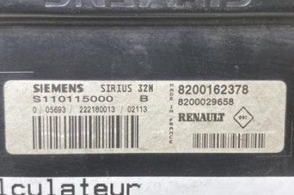 Calculateur moteur RENAULT CLIO 2