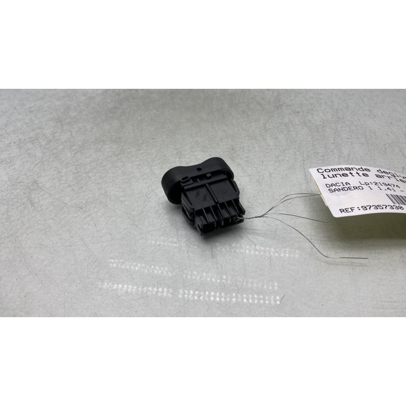 Commande degivrage lunette arriere DACIA SANDERO 1 Photo n°2