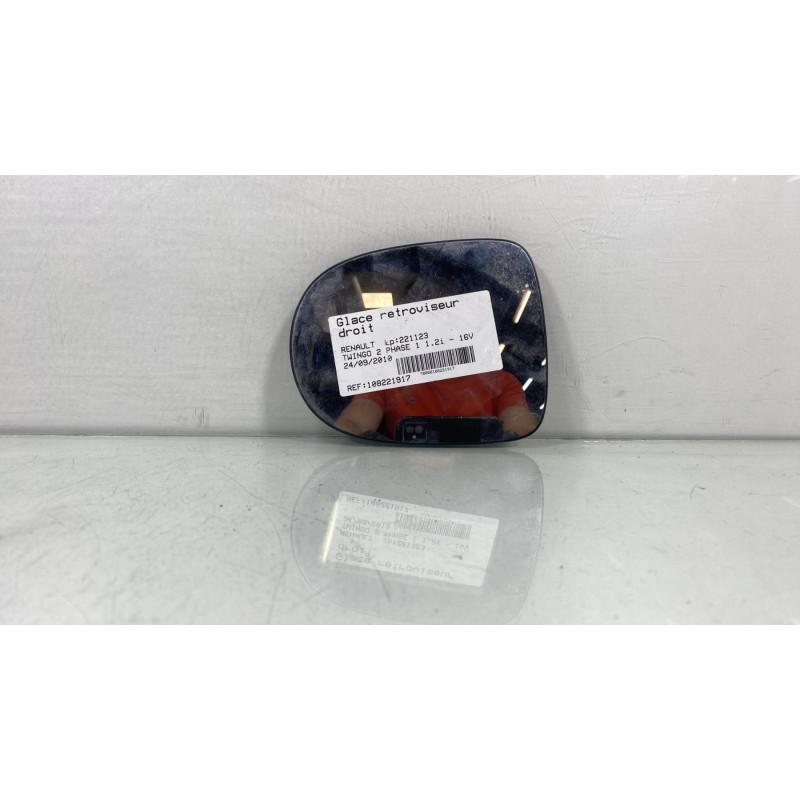 Glace retroviseur droit RENAULT TWINGO 2 Photo n°1