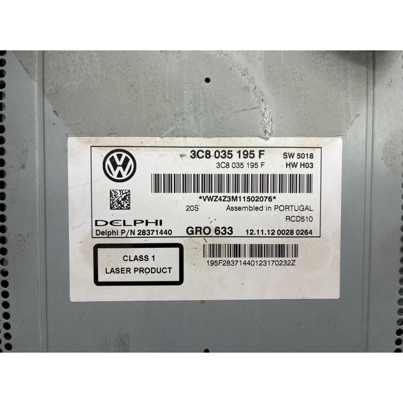 Autoradio d'origine VOLKSWAGEN POLO 5 Photo n°5