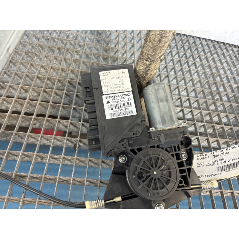 Leve vitre electrique avant gauche AUDI A4 2 Photo n°5