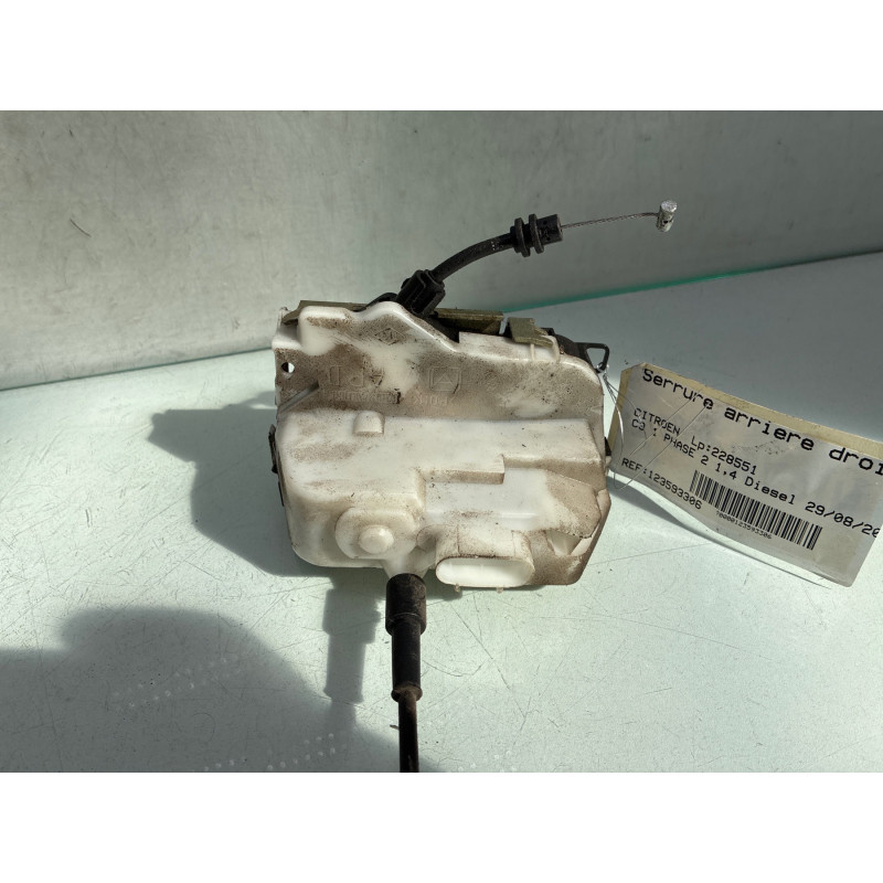 Serrure arriere droit CITROEN C3 1 Photo n°4
