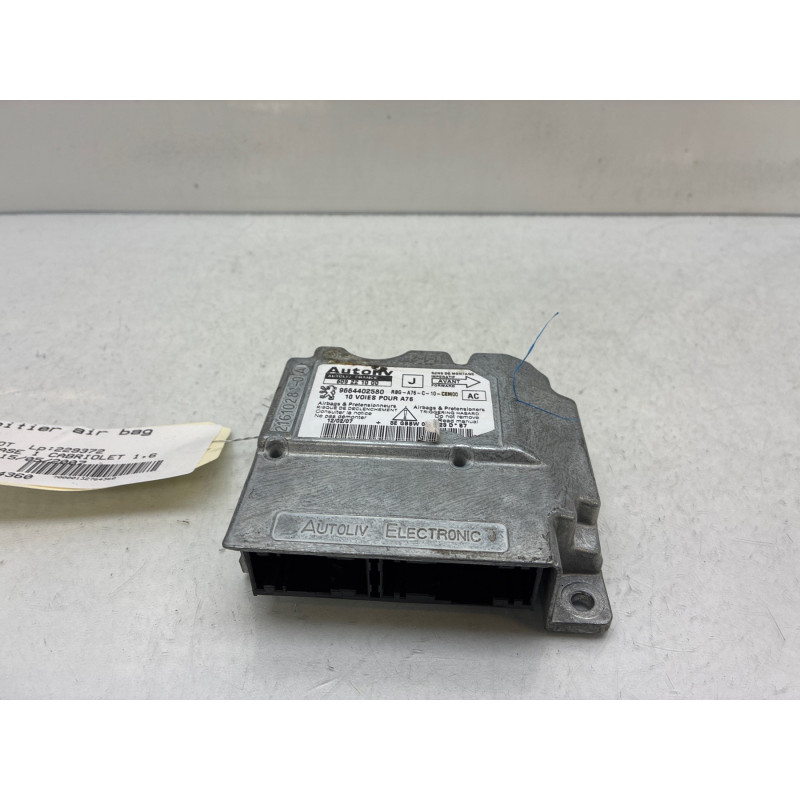 Boitier air bag PEUGEOT 207 Photo n°1