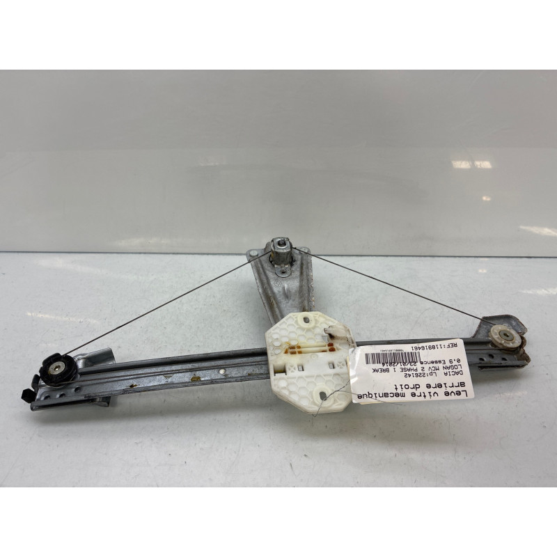 Leve vitre mecanique arriere droit DACIA LOGAN MCV 2 Photo n°4