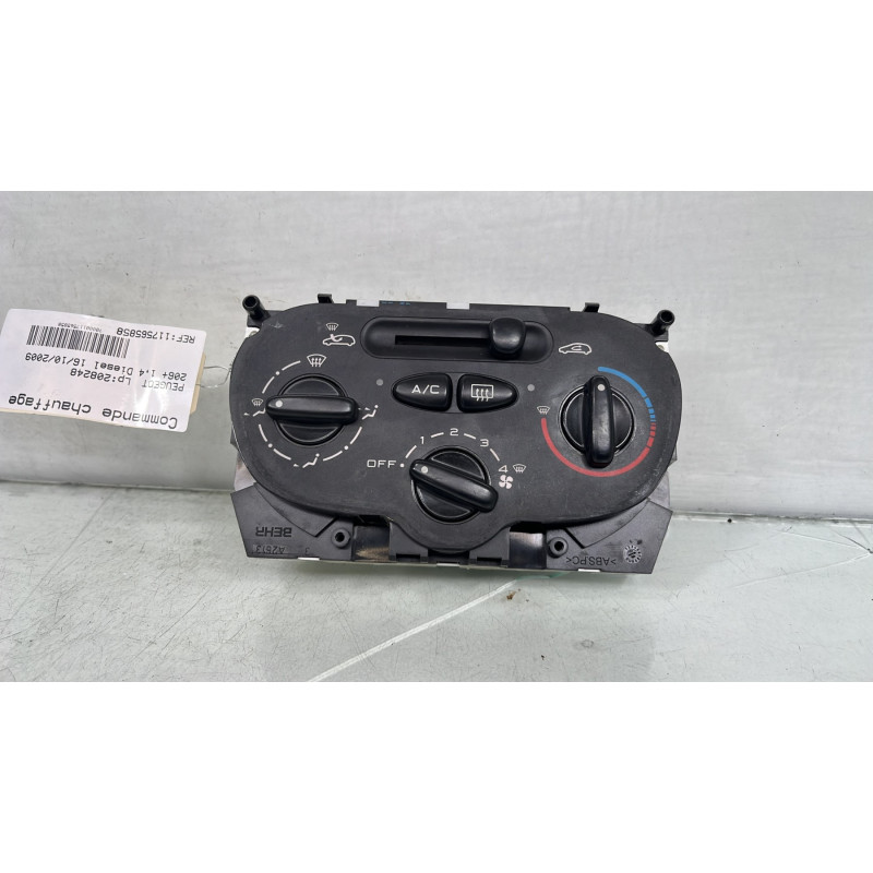 Commande chauffage PEUGEOT 206+ Photo n°1
