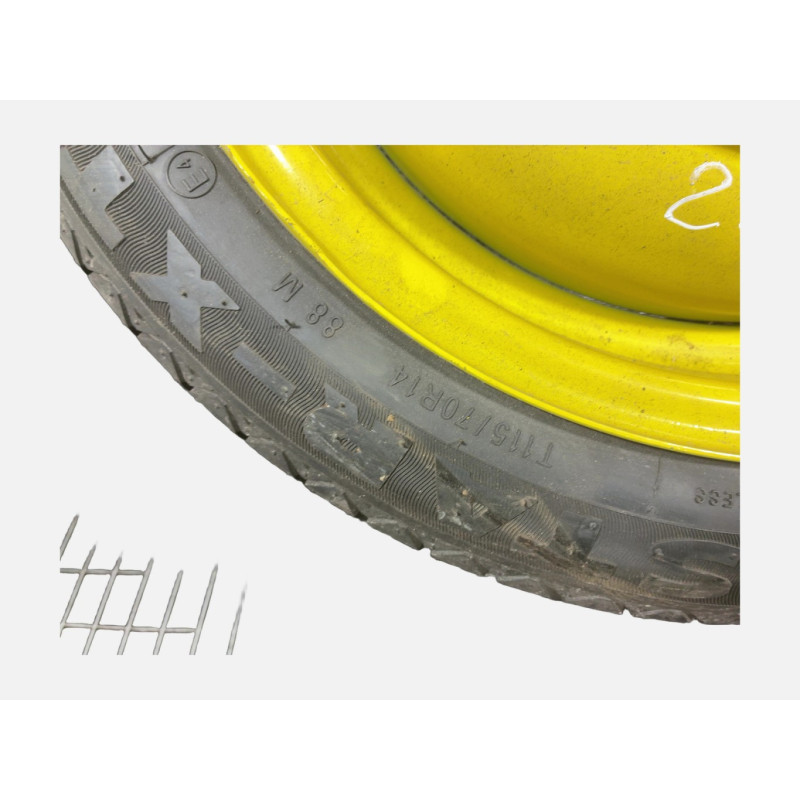 Roue de secours SUZUKI ALTO 3 Photo n°3