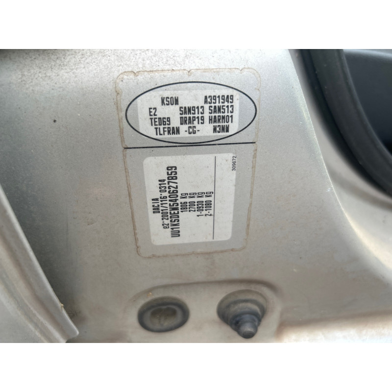 DACIA LOGAN MCV 1 PHASE 1 BREAK 1.5 DCI - 8V TURBO Photo n°15