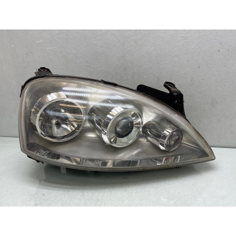 Optique avant principal droit (feux)(phare) OPEL CORSA C Photo n°3