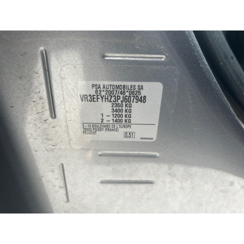 PEUGEOT PARTNER 3 PHASE 1 1.5 BLUE HDI - 16V TURBO Photo n°10