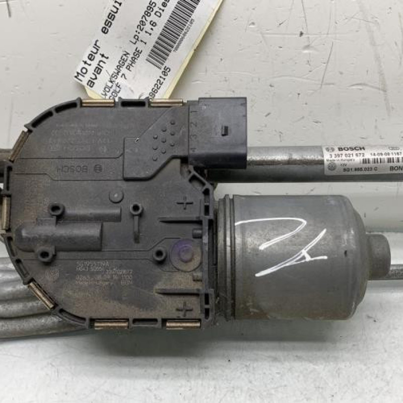 Moteur essuie glace avant VOLKSWAGEN GOLF 7 Photo n°1