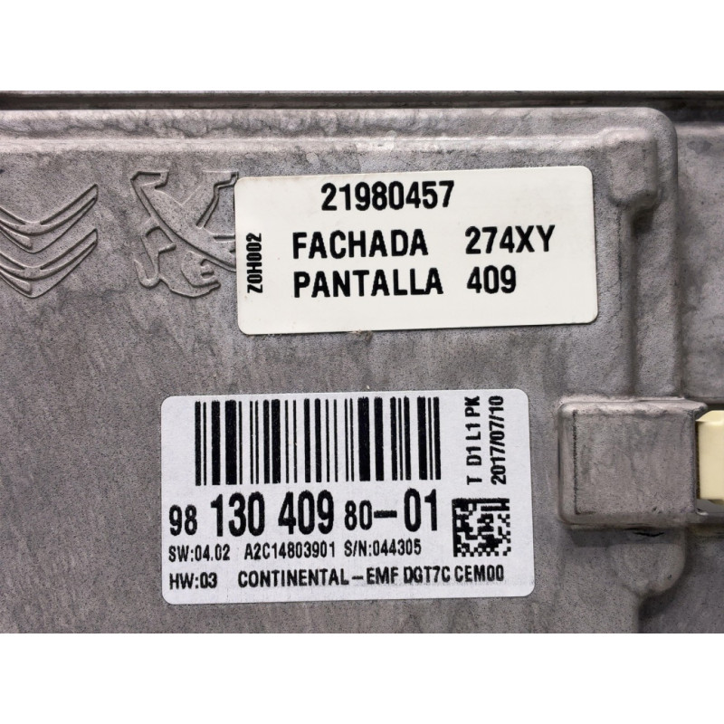 Ecran GPS CITROEN C4 PICASSO 2 Photo n°3