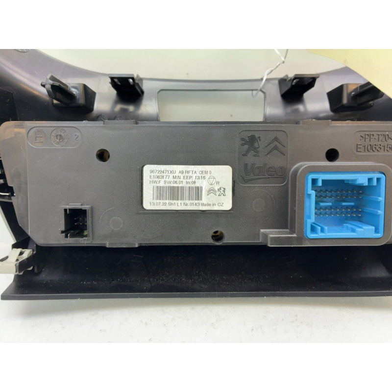 Commande chauffage PEUGEOT 208 1 Photo n°6