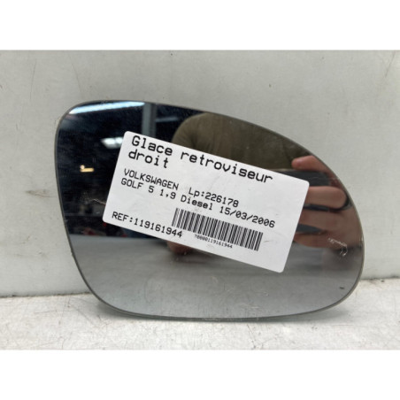 Glace retroviseur droit VOLKSWAGEN GOLF 5 Photo n°1