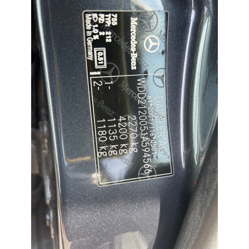 MERCEDES CLASSE E 212 PHASE 1 200 2.2 CDI BLUETEC - 16V TURBO Photo n°25