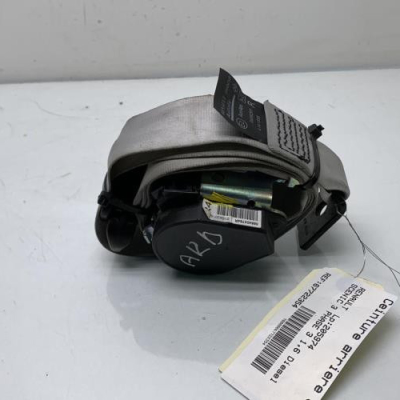 Ceinture arriere droit RENAULT SCENIC 3 Photo n°3