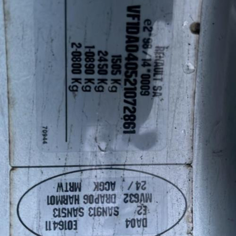 Moteur essuie glace avant RENAULT MEGANE 1 Photo n°5
