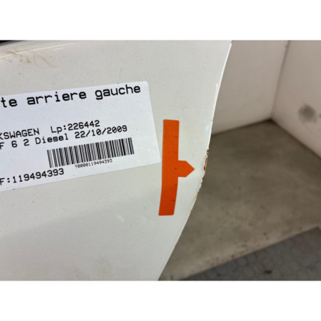 Porte arriere gauche VOLKSWAGEN GOLF 6
